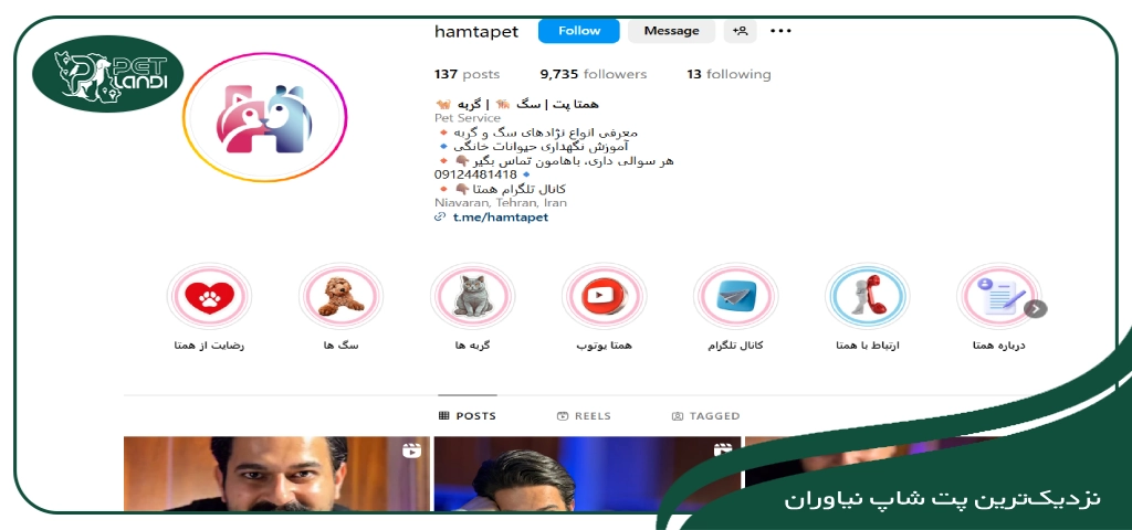 پت شاپ شبانه روزی نیاوران