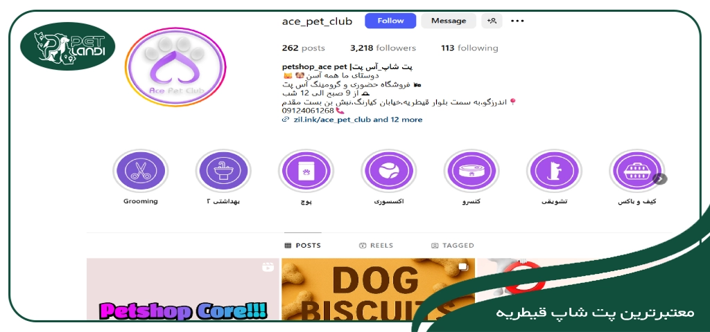 پت شاپ خیابان اندرزگو