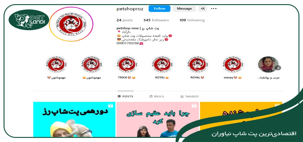 پت شاپ رز تهران نیاوران