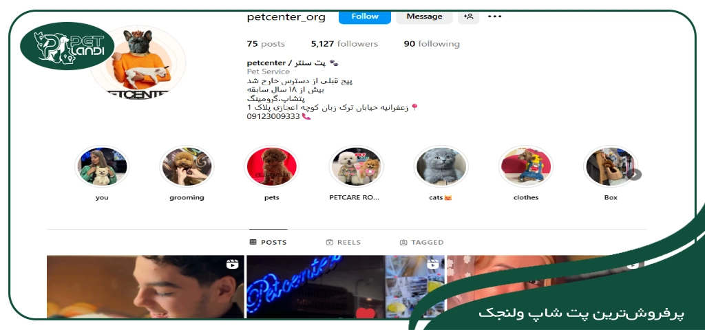پت شاپ پت سنتر ولنجک