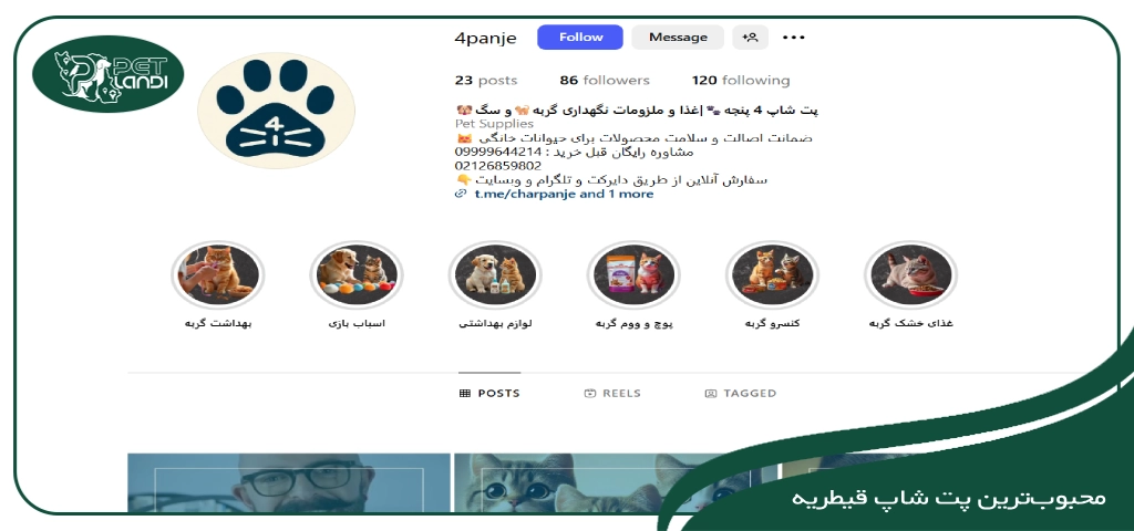 پت شاپ قیطریه تهران