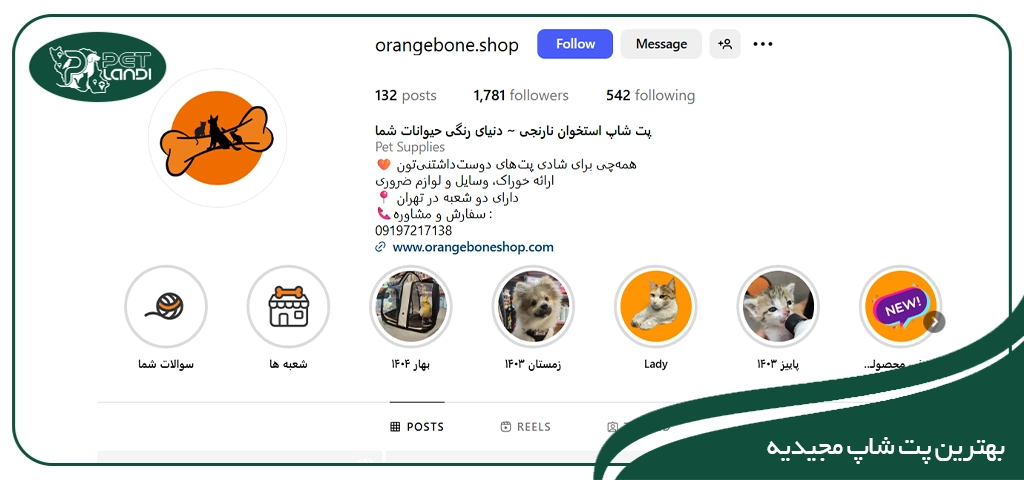 بهترین پت شاپ مجیدیه