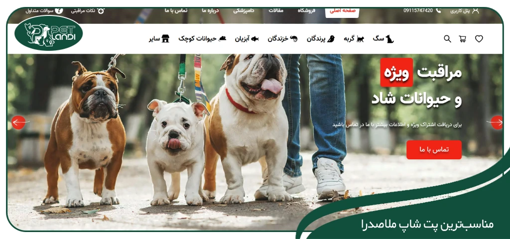 پت شاپ ملاصدرا ای پت