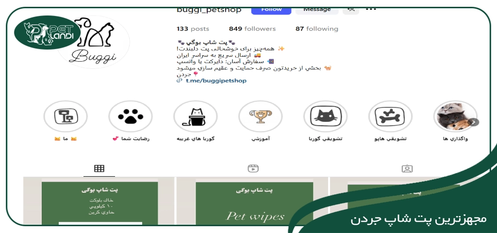 پت شاپ بوگی تهران جردن 