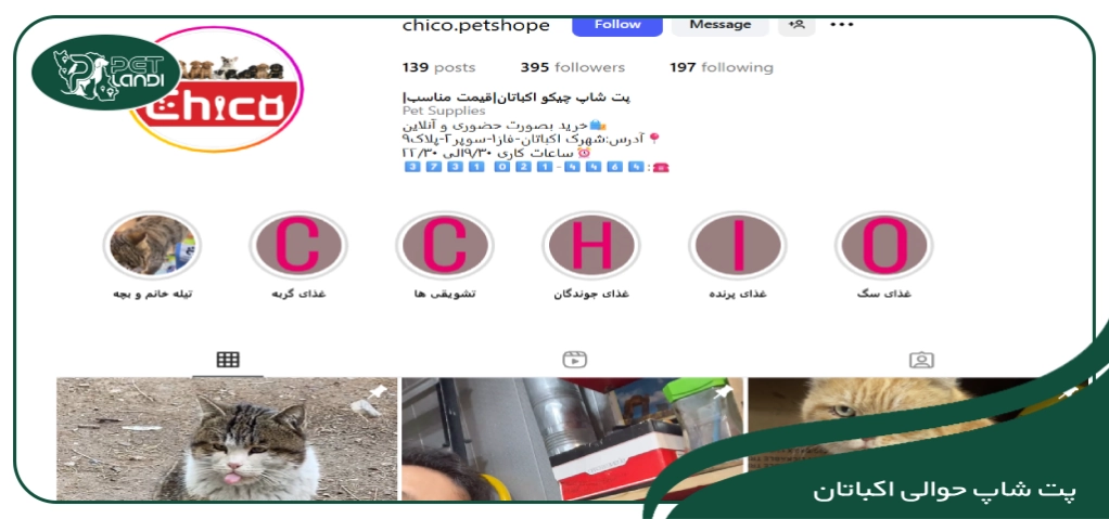 پت شاپ چیکو اکباتان